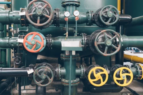 Room for gas equipment